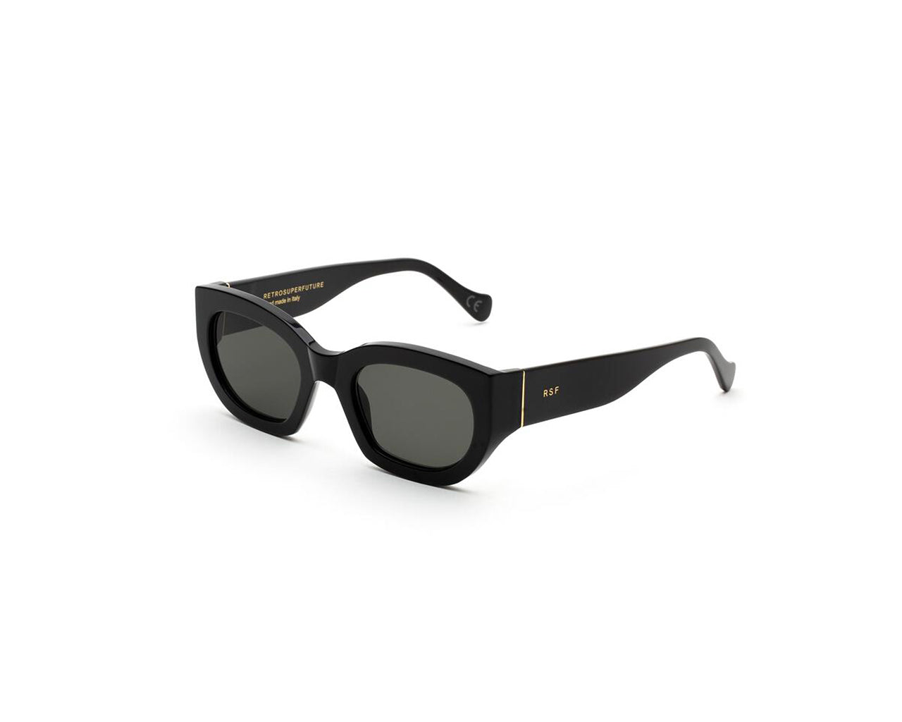 38L Alva Black Occhiali da sole Retrosuperfuture 1