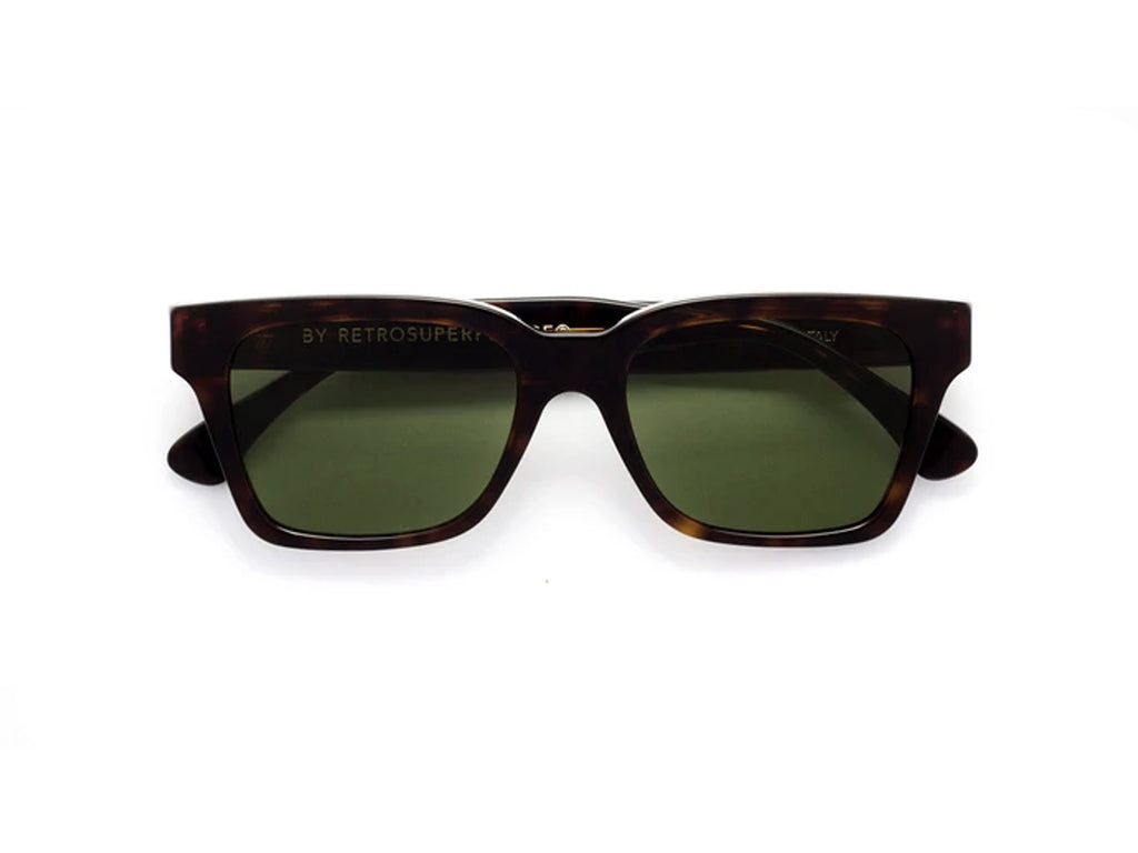 88U America 3627 Green havana Occhiali da sole Retrosuperfuture 2