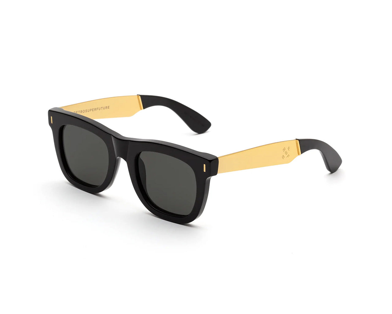 ZGL CICCIO FRANCIS BLACK Occhiali da sole Retrosuperfuture 1