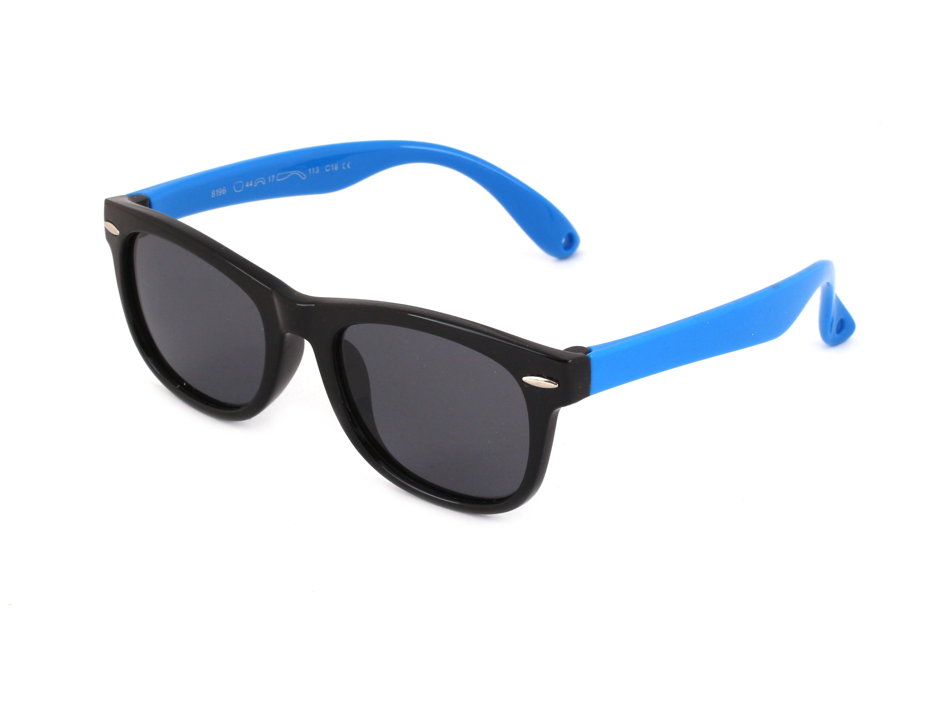 OCCH. SOLE BAMB. PLAST. S8196 C.18 NERO LUC.- AZZURRO/FUMO *3P Occhiali da sole EXIT 1