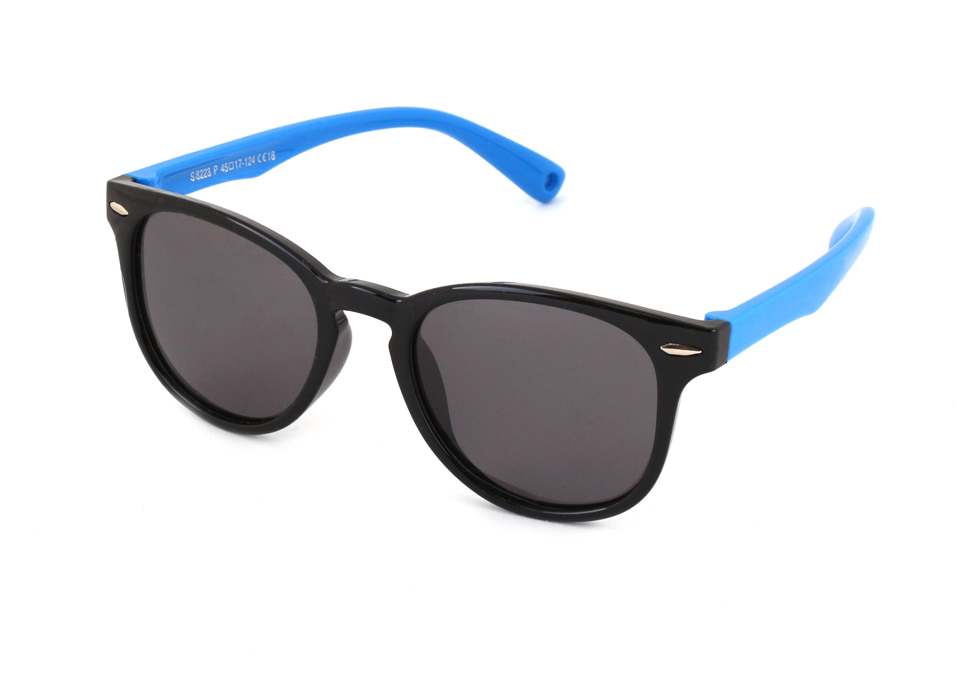 OCCH. SOLE BAMB. PLAST. S8223 C.18 NERO LUC.-AZZURRO/FUMO *3P Occhiali da sole EXIT 1