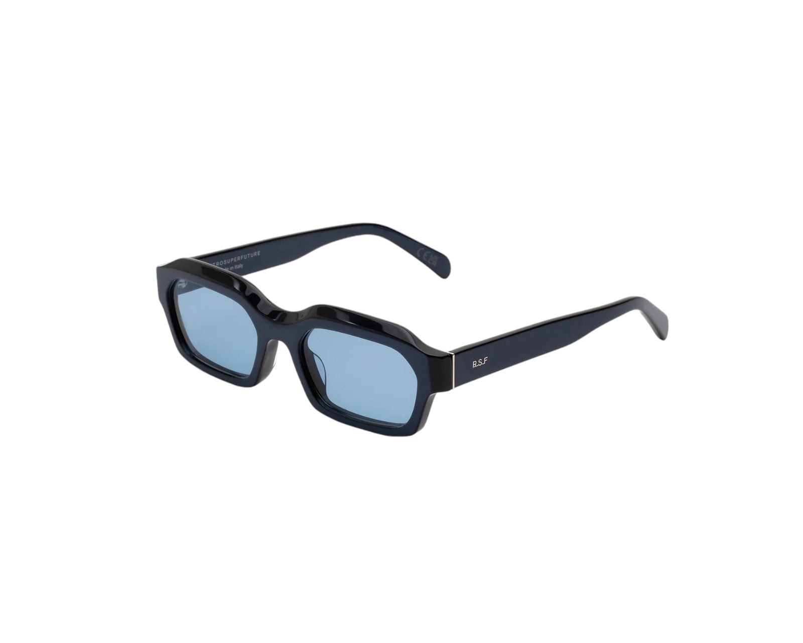 AJS Boletus Metallic Blue Occhiali da sole Retrosuperfuture 1