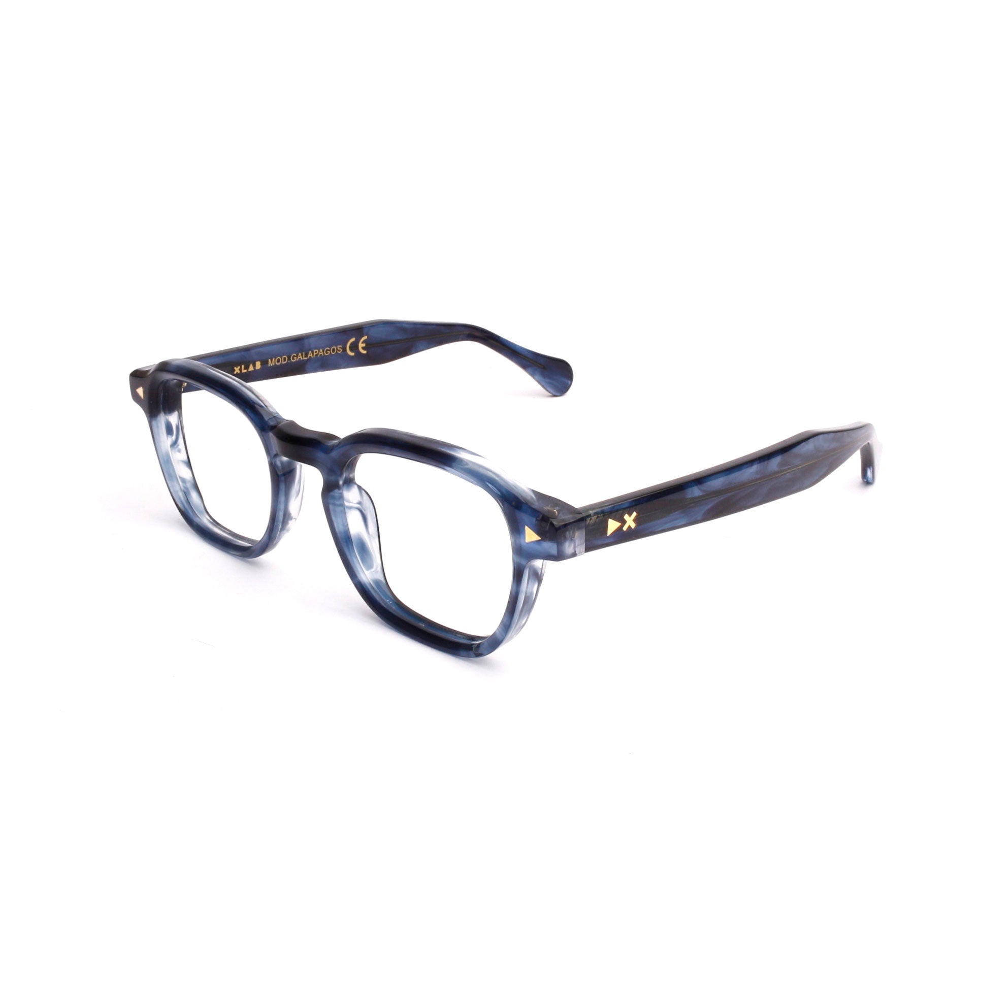 GALAPAGOS Montature da vista XLAB Blu striato 8056254606279 1