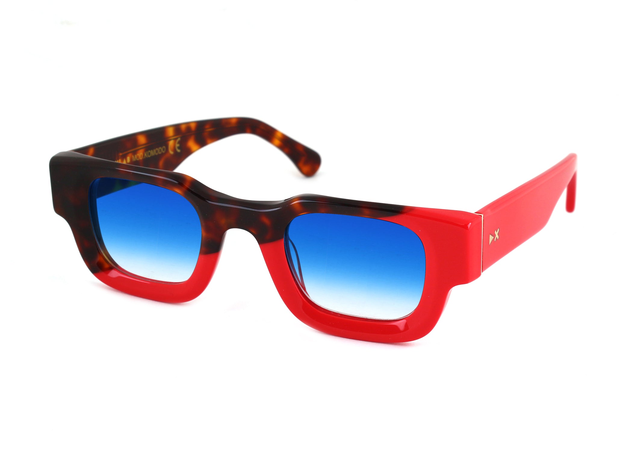 KOMODO Occhiali da sole XLAB Tartaruga-rosso 8051706535404 8