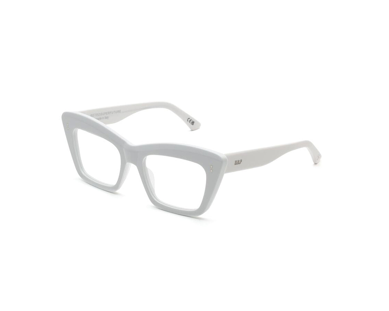8SW Numero 107 white Montature da vista Retrosuperfuture 1