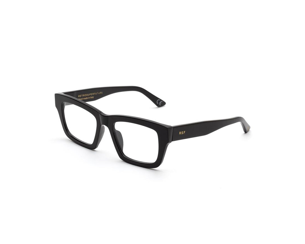 E6A Numero 108 black Montature da vista Retrosuperfuture 1