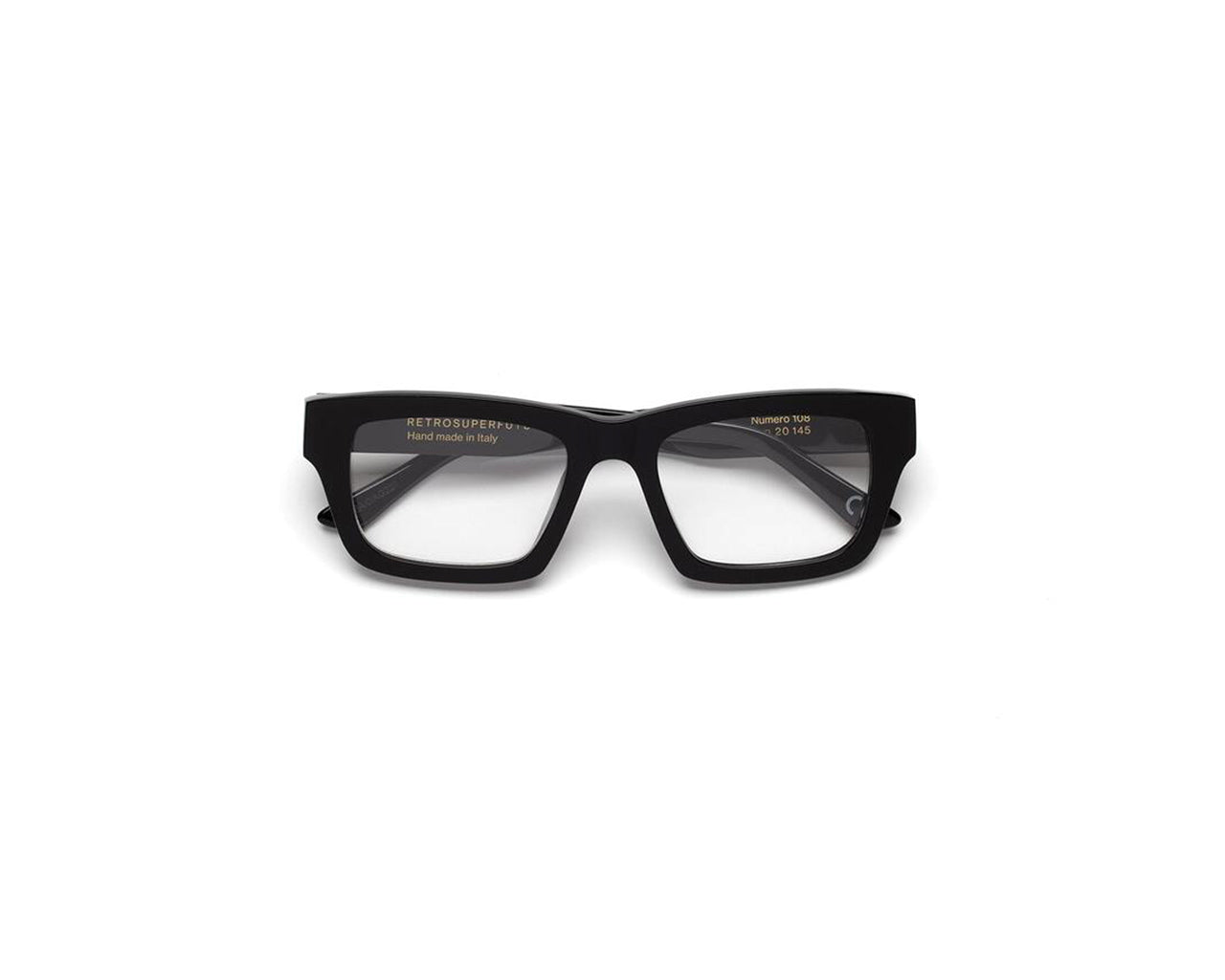 E6A Numero 108 black Montature da vista Retrosuperfuture 2
