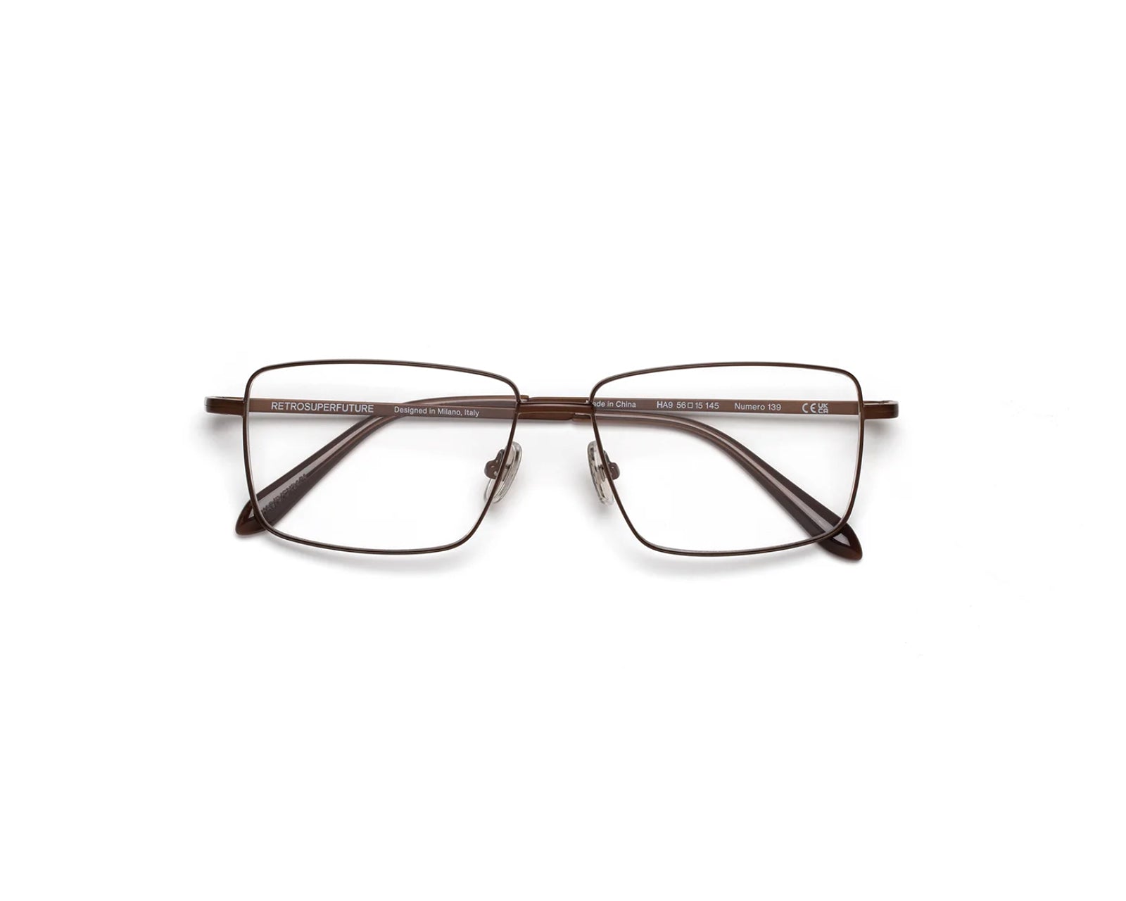 HA9 NUmero 139 Dark brown Montature da vista Retrosuperfuture 2