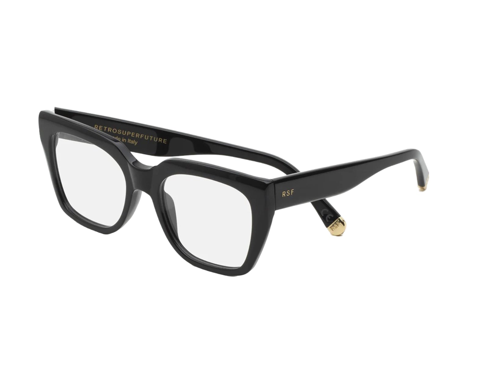 2IV Numero 76 Nero Montature da vista Retrosuperfuture 3