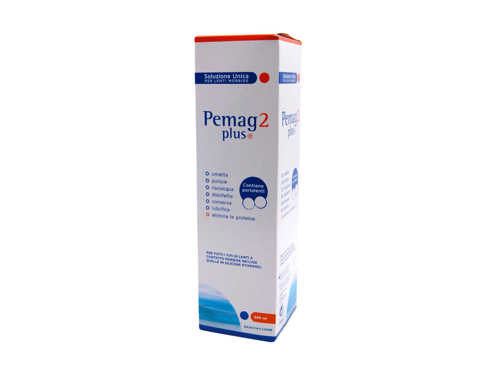 Pemag 2 Plus Soluzione Unica 500 ML Liquidi Bausch and Lomb 1