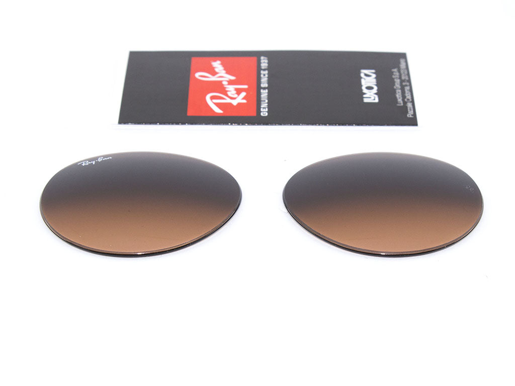 Coppia di Lenti di ricambio Ray-Ban RB3447 ROUND METAL Lenti di ricambio Ray - Ban Rosa sfumato marrone 8056039486362 23