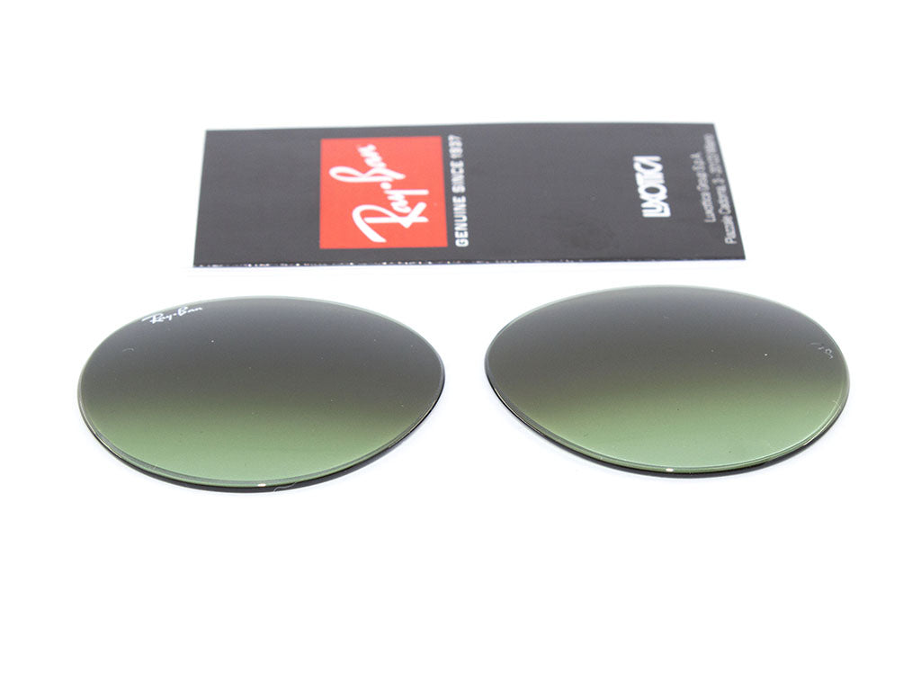Coppia di Lenti di ricambio Ray-Ban RB3447 ROUND METAL Lenti di ricambio Ray - Ban Verde sfumato marrone 8056039486379 22