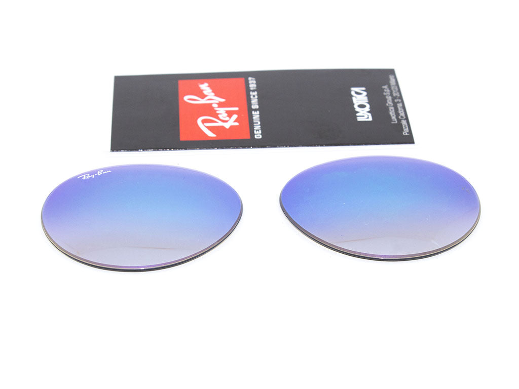 Coppia di Lenti di ricambio Ray-Ban RB3447 ROUND METAL Lenti di ricambio Ray - Ban Blu sfumato a specchio 8056039486416 12