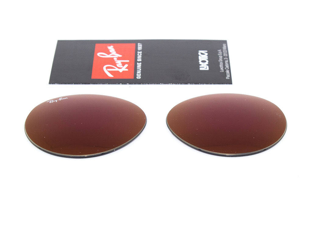 Coppia di Lenti di ricambio Ray-Ban RB3447 ROUND METAL Lenti di ricambio Ray - Ban Rosso a specchio 8056039486454 5