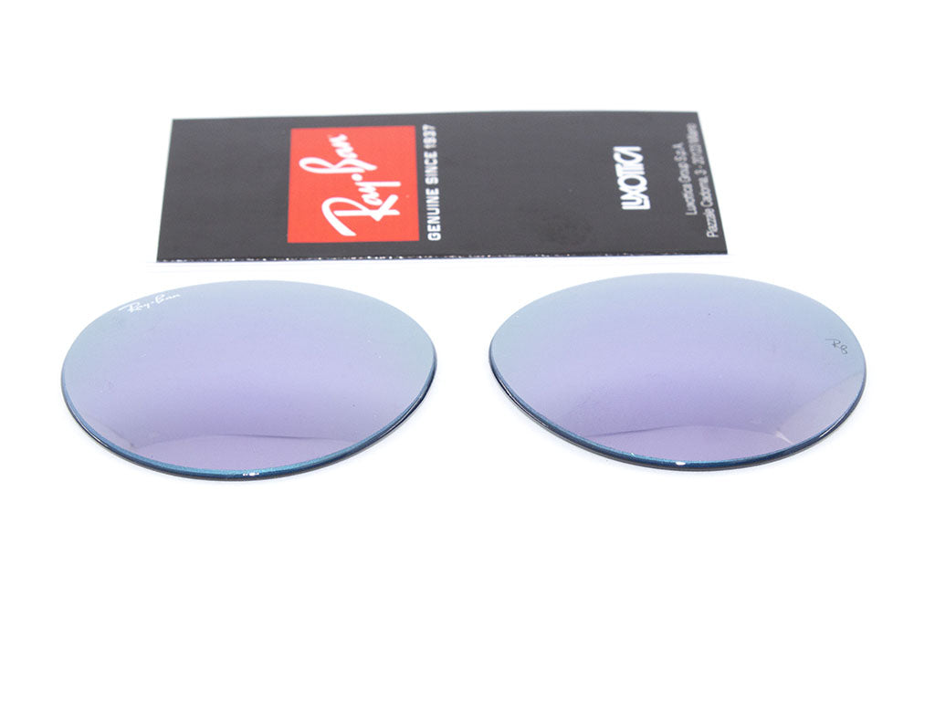 Coppia di Lenti di ricambio Ray-Ban RB3447 ROUND METAL Lenti di ricambio Ray - Ban Lilla a specchio 8056039486461 6