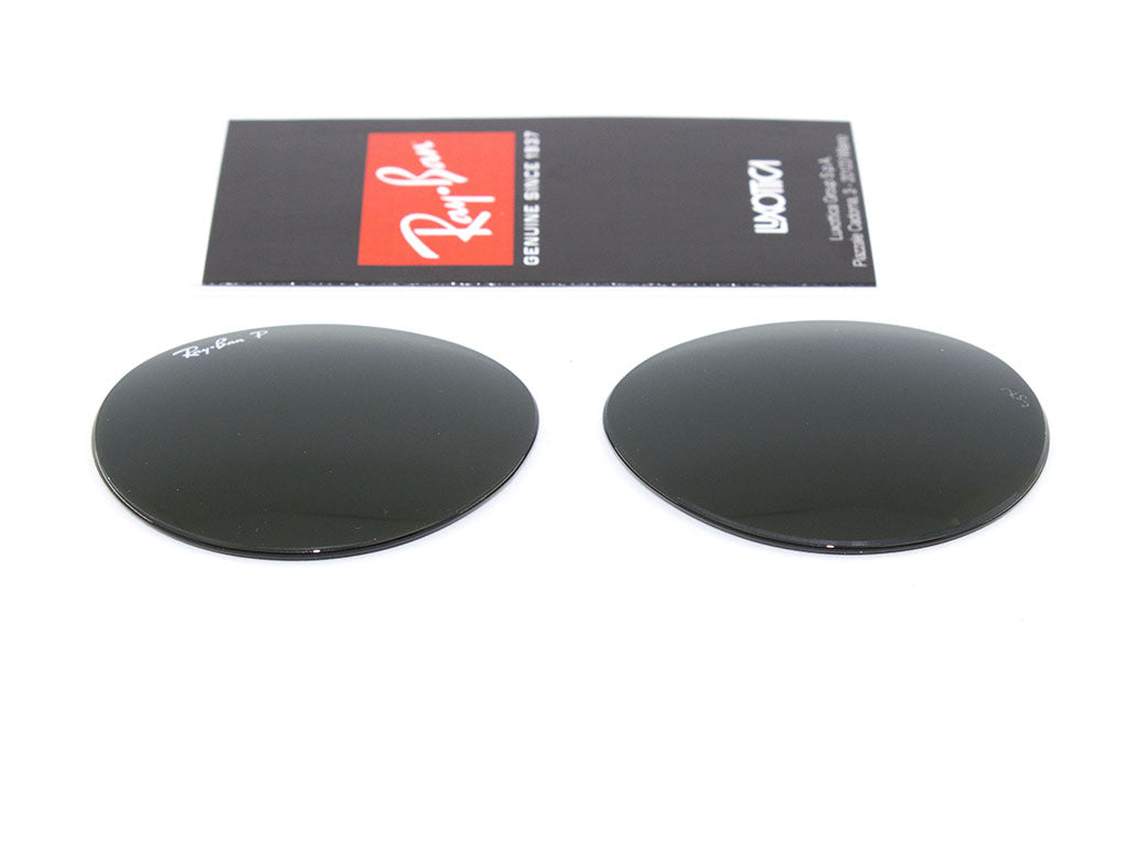 Coppia di Lenti di ricambio Ray-Ban RB3447 ROUND METAL Lenti di ricambio Ray - Ban Verde polarizzato 8056039486508 10