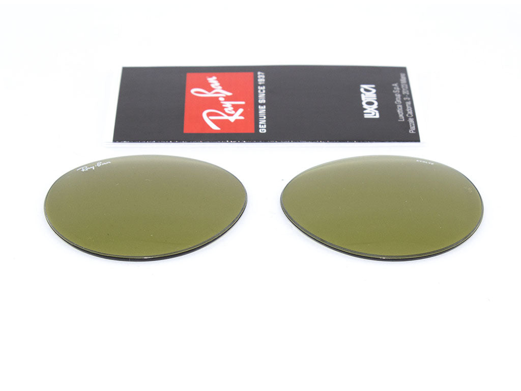 Coppia di Lenti di ricambio Ray-Ban RB3447 ROUND METAL Lenti di ricambio Ray - Ban Verde fotocromatico 8056039486522 17