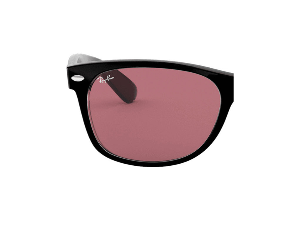 Coppia di Lenti di ricambio Ray-Ban RB2132 NEW WAYFARER Lenti di ricambio Ray - Ban 6398U0 violet photo mirror gold 000029767007 3