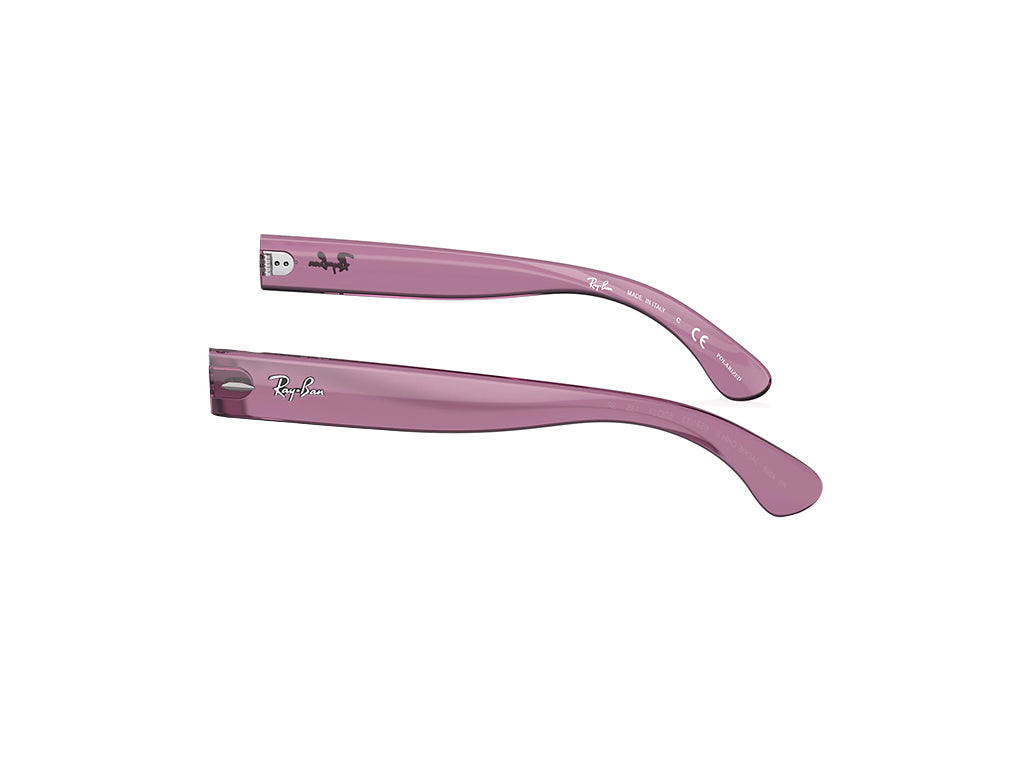 Aste di ricambio Ray-Ban RB4098 Jackie Ohh II Aste di ricambio Ray - Ban 6591T3 viola trasparente 000036100019 4