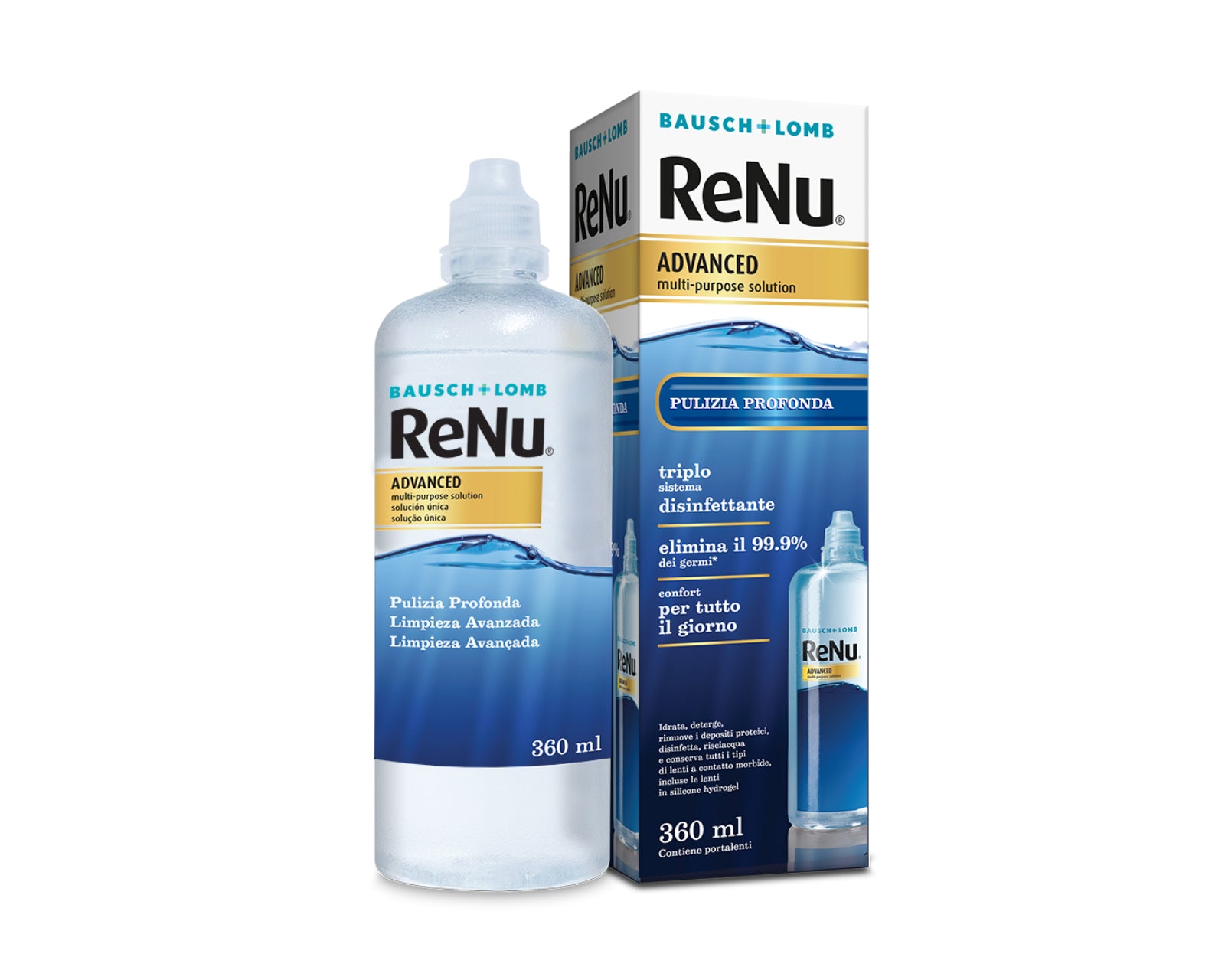 Renu Soluzione Unica MPS 360 ML Liquidi Bausch and Lomb 1