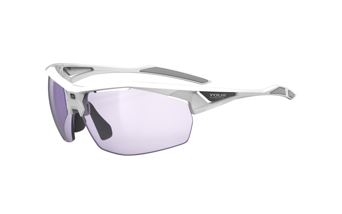 RUDY PROJECT SYDUS WHITE GLOSS - ImpactX 2 LASER PURPLE