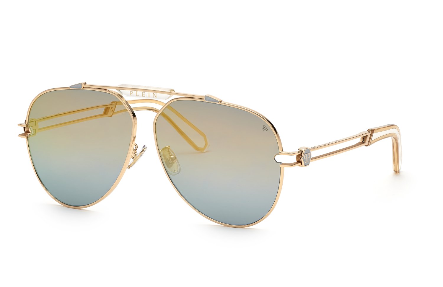SPP048M GOLDEN PLEIN SEVENTIESLEIN 033M Occhiali da sole Philipp Plein 1