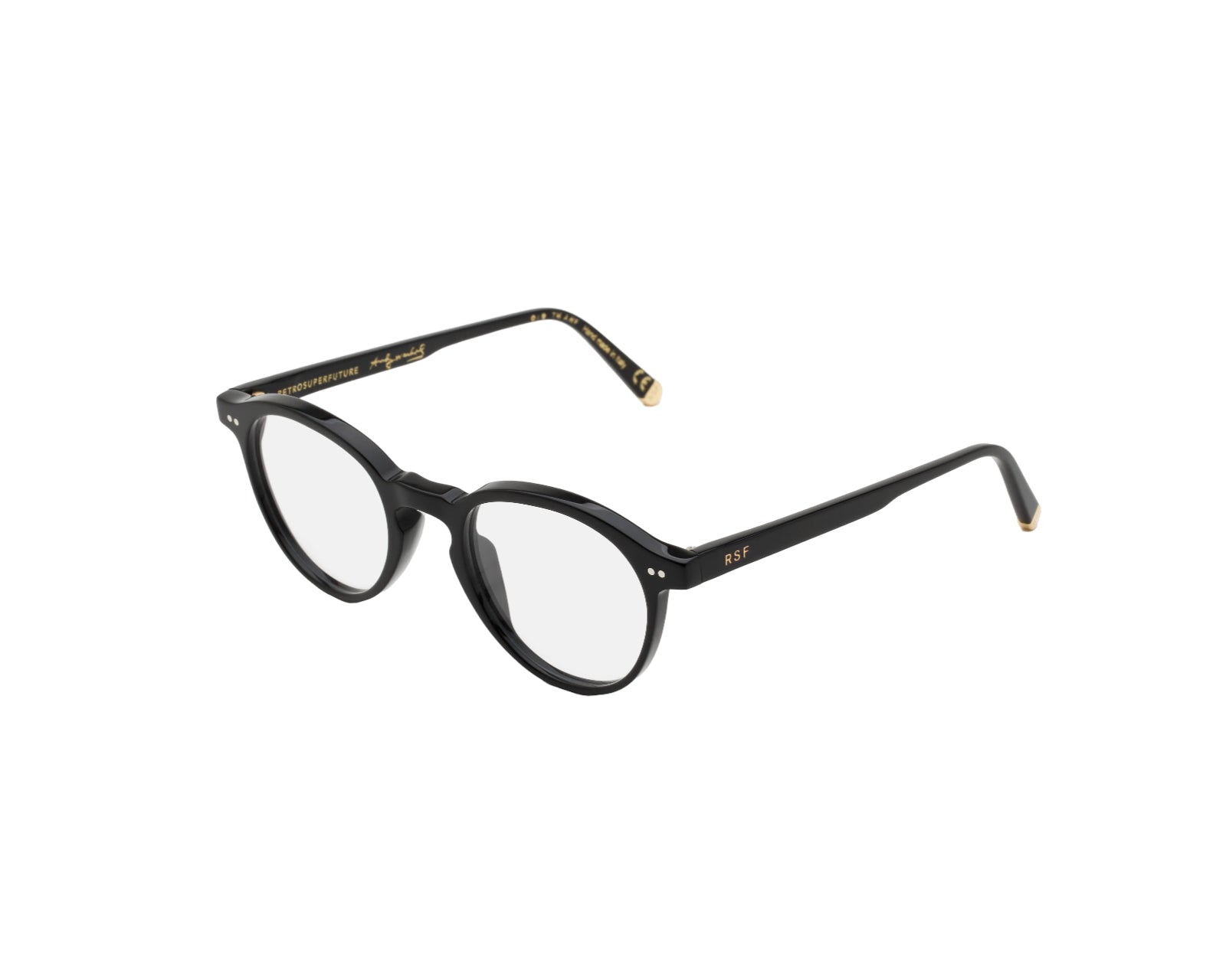 IT4 The Warhol Optical Nero Montature da vista Retrosuperfuture 1