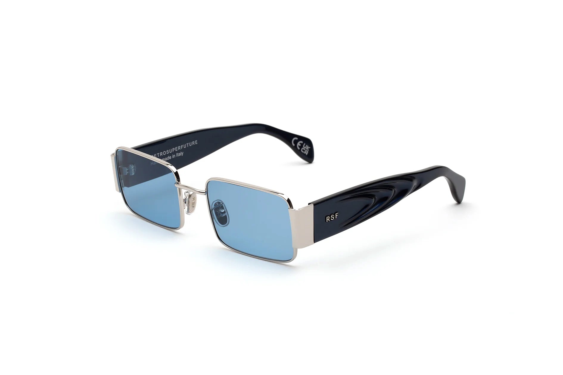 V5H Z Metallic blue Occhiali da sole Retrosuperfuture 1