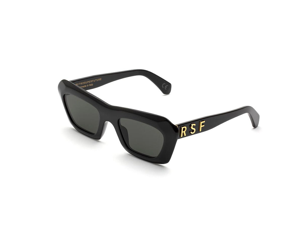 3EH Zenya Black Occhiali da sole Retrosuperfuture 1