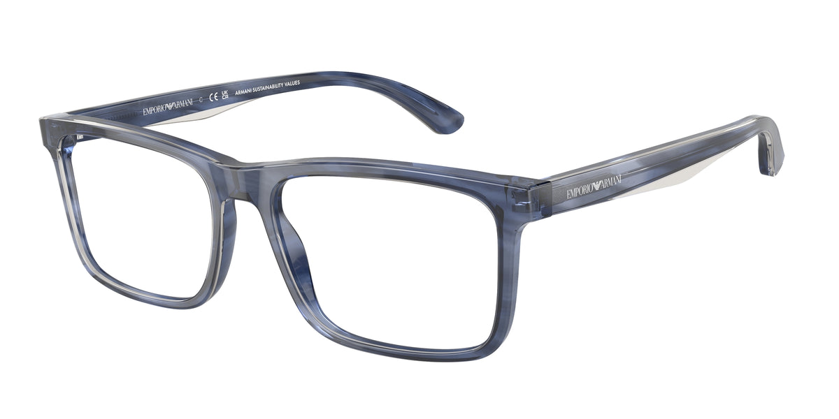 Vista frames Emporio Armani EA3227 6054 8056597946971 Blue / smoking ...