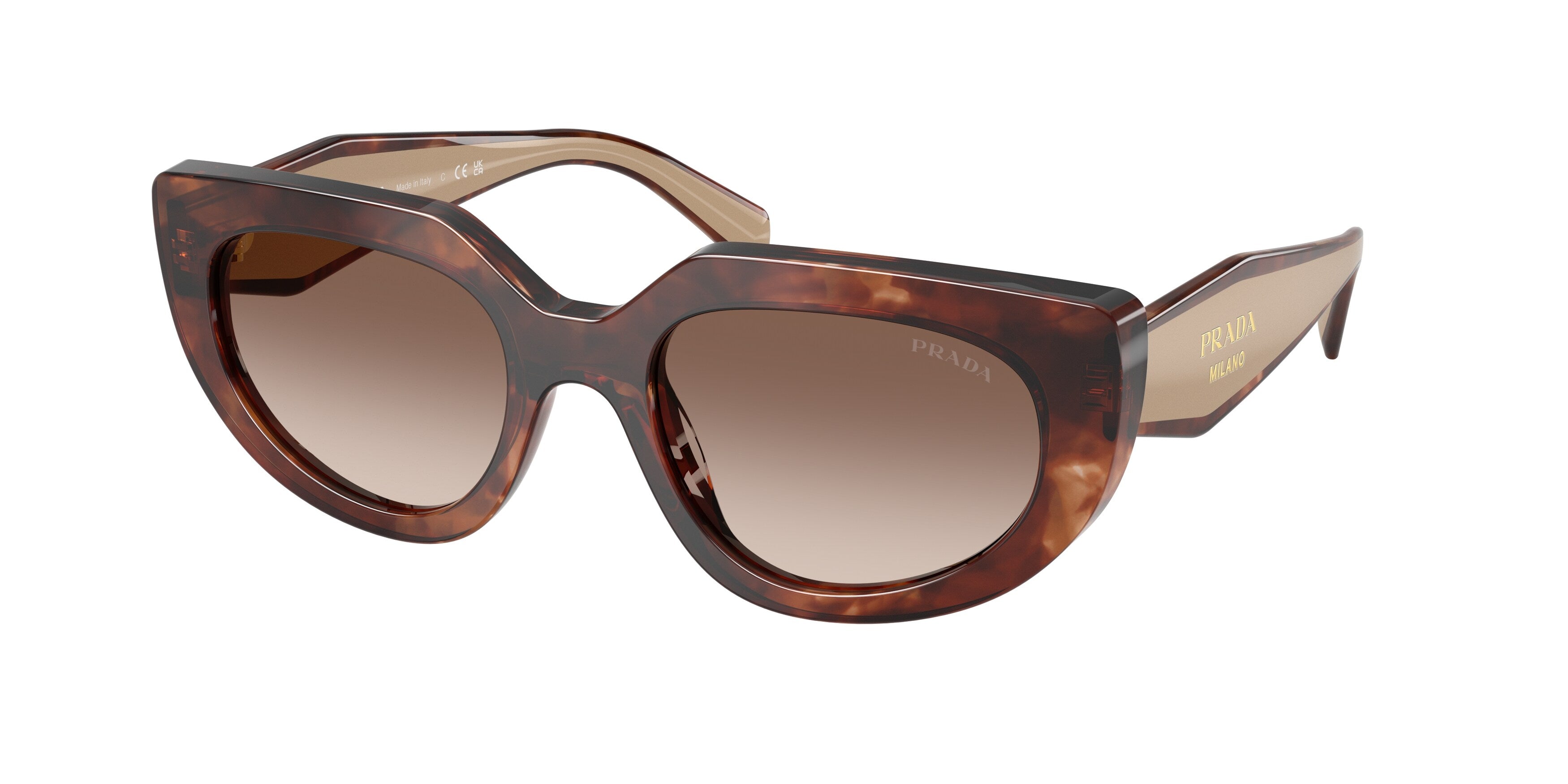 Sunglasses Prada PR D02S 00K10S 8056262867396 Frame color turtle
