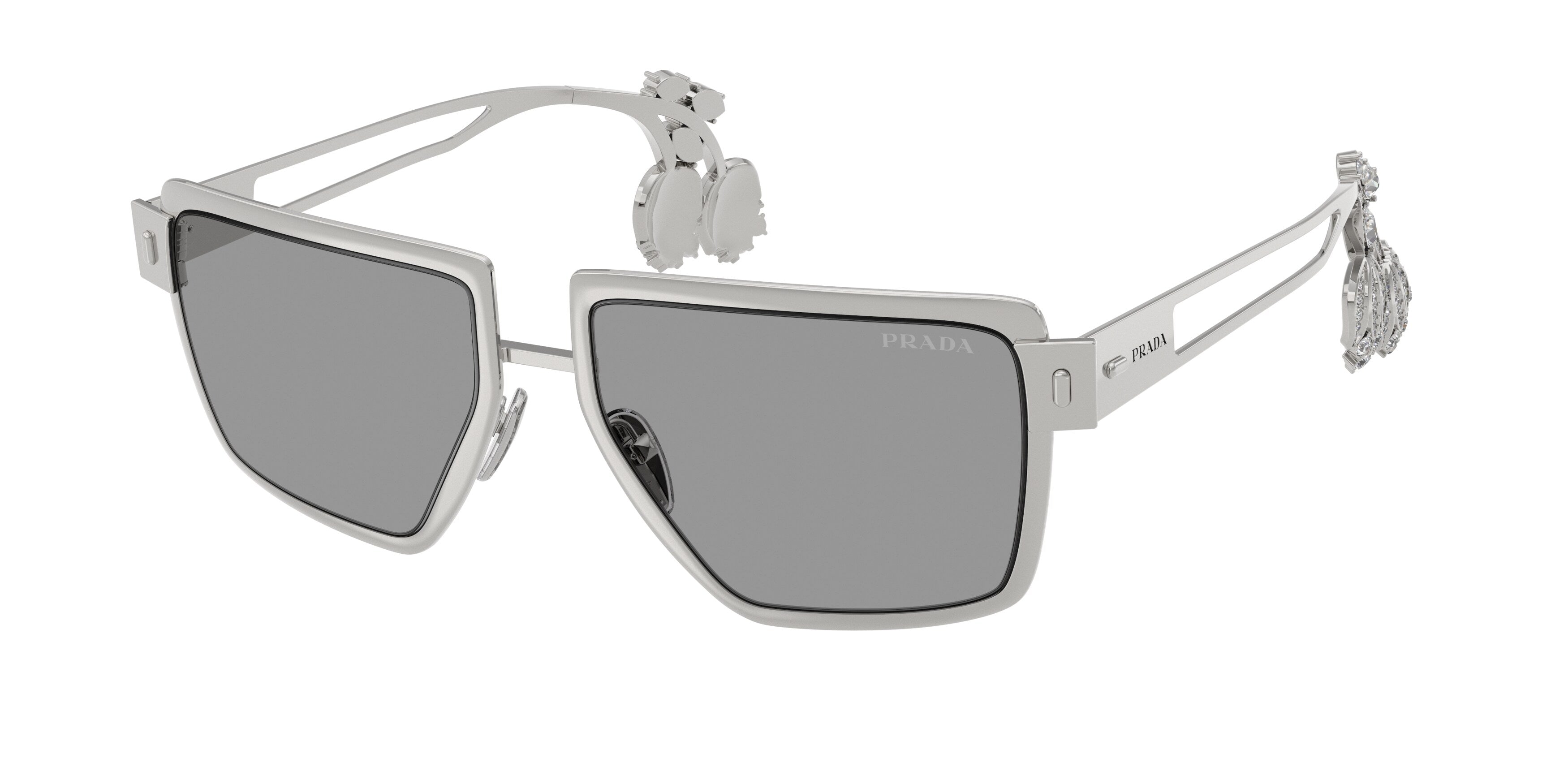 Sunglasses Prada PR D56S 1BC50Q 8056262906996 Frame color Silver
