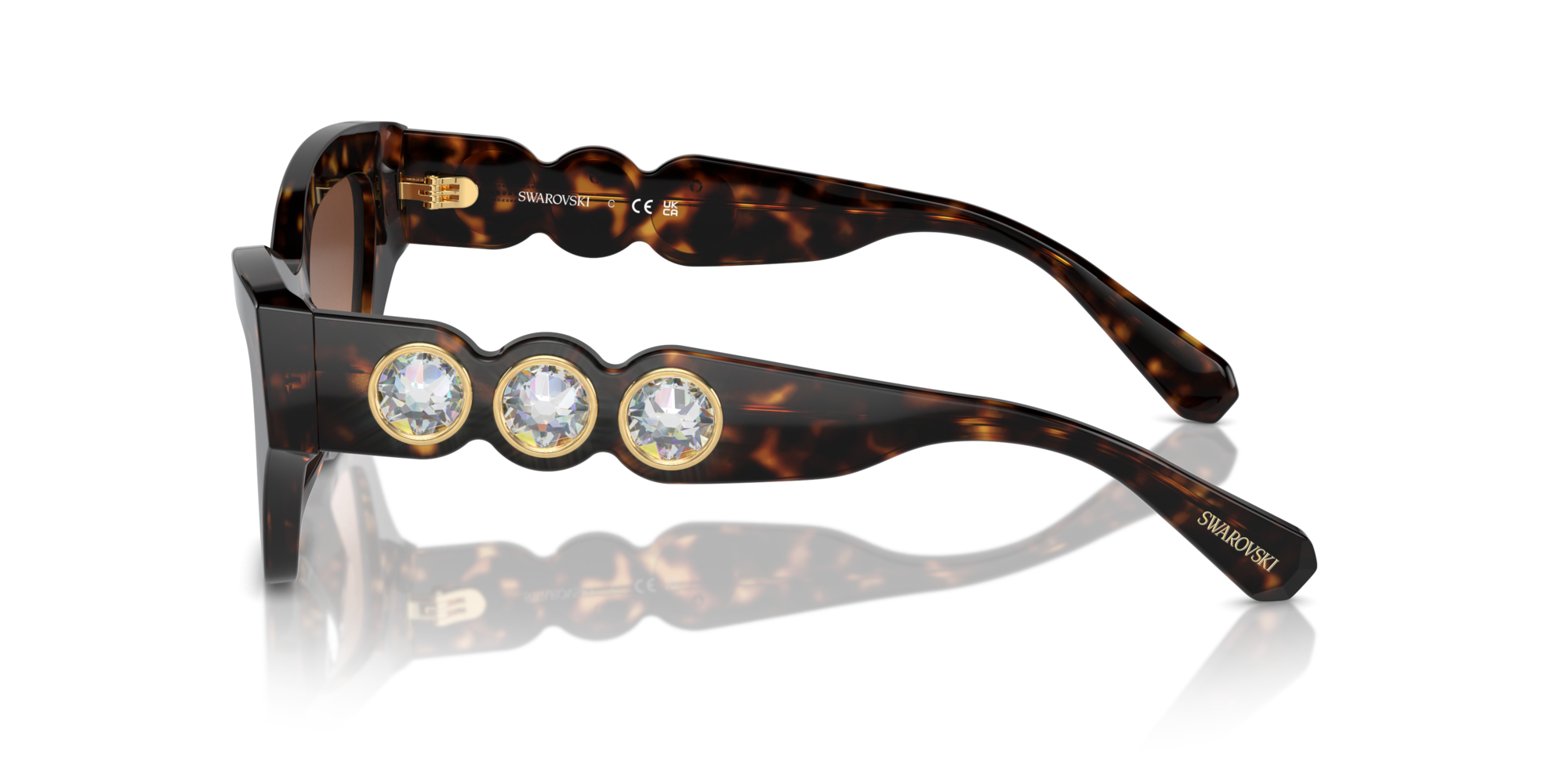 SK6021 10023B Occhiali da sole Swarovski 4