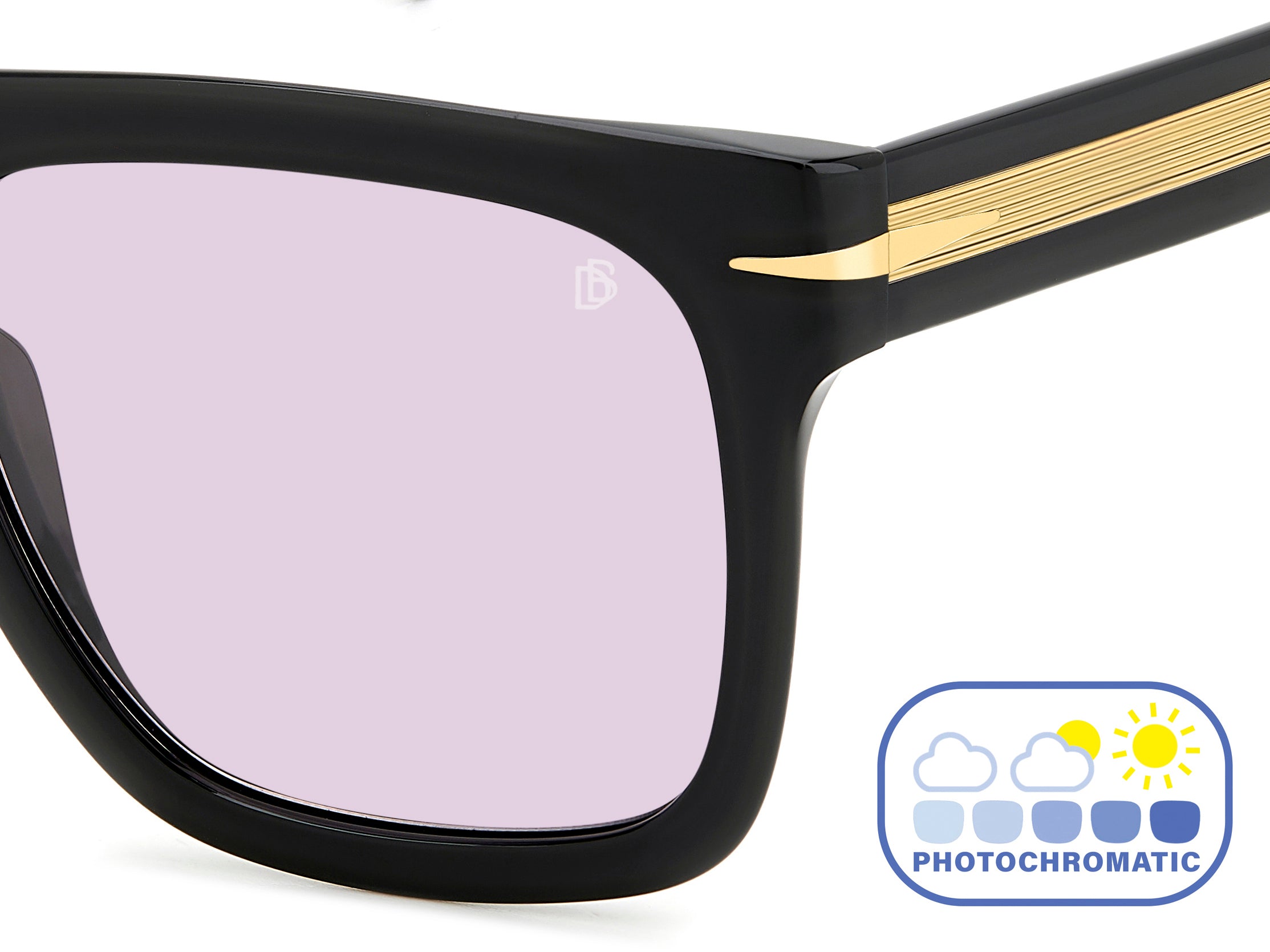 DB 7000/S FLAT 807/N4 Occhiali da sole DAVID BECKHAM 3