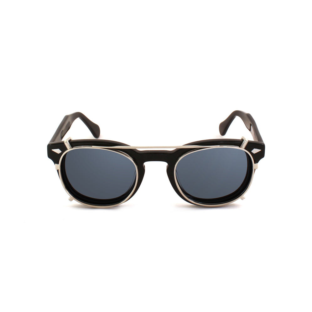 Clip-on 02 Argento/Fotocromatico grigio per 8004 stile moscot calibro 48mm