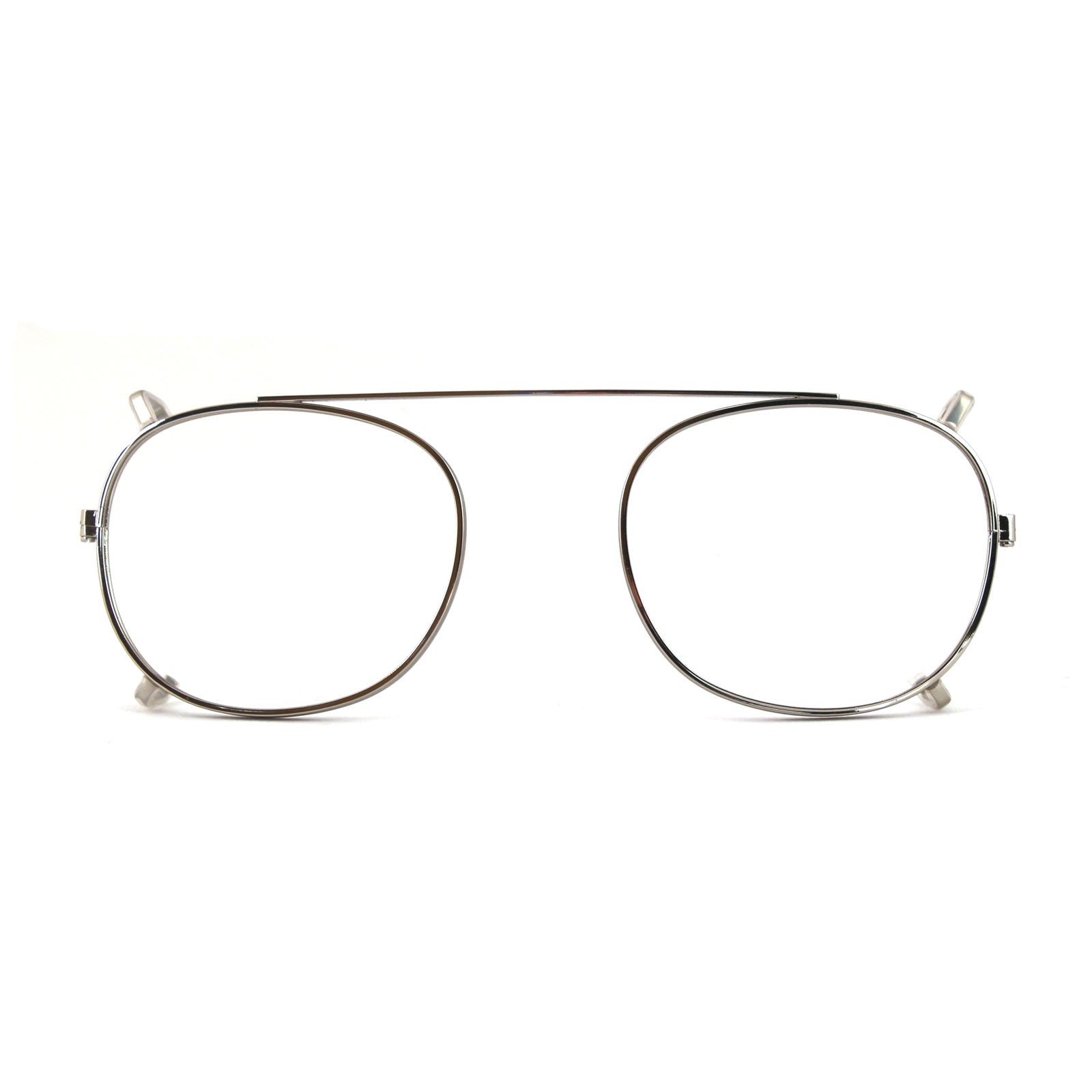 8004 stile moscot CLIP-ON 02 ARGENTO calibro 48mm