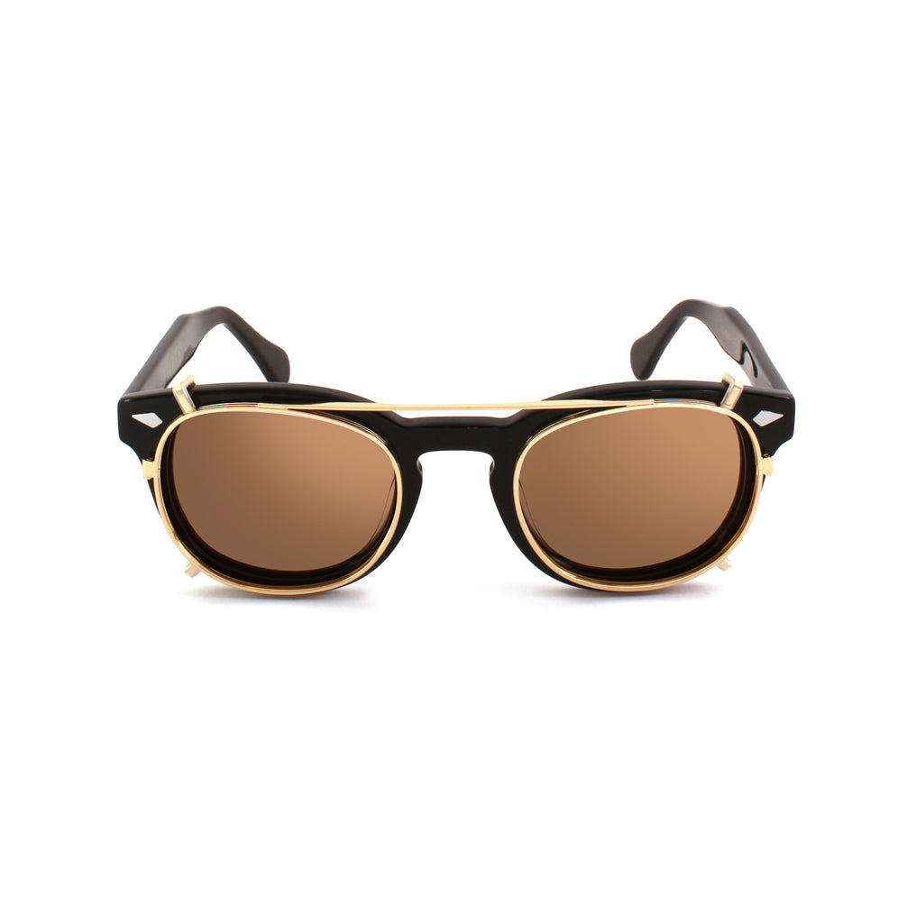 8004 stile moscot CLIP-ON 01 ORO / FOTOCROMATICO BROWN  calibro 48mm