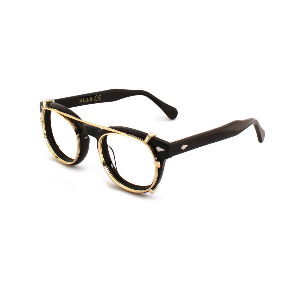 Clip-on 01 Oro Antiriflesso per 8004 stile moscot calibro 48mm