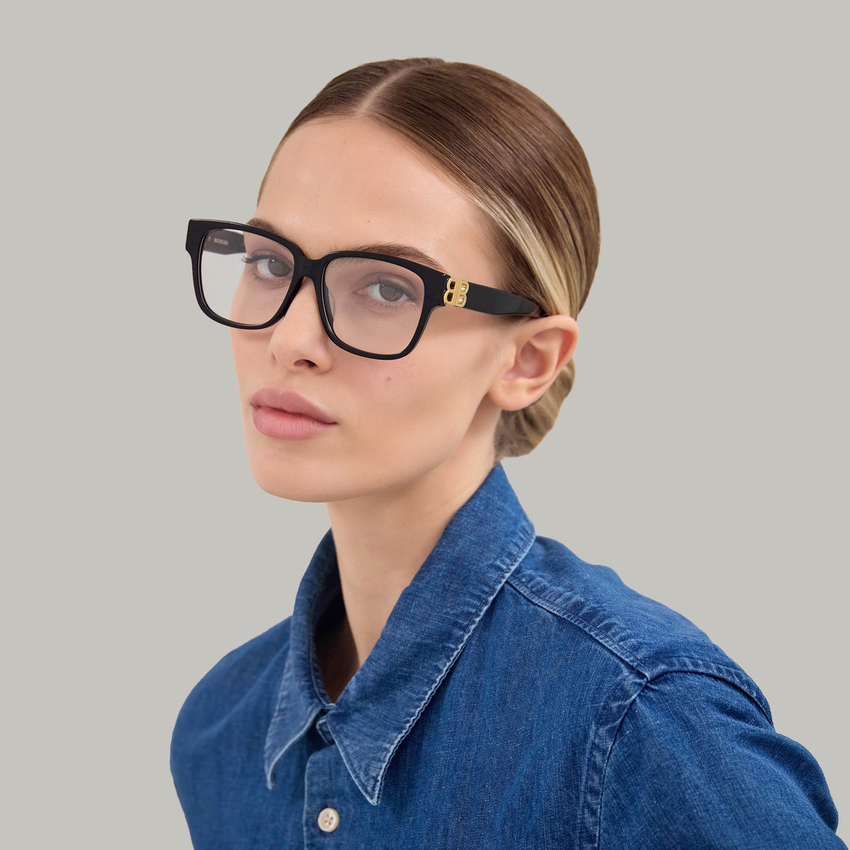 Balenciaga BB0104O 001 Montature da vista Balenciaga 3