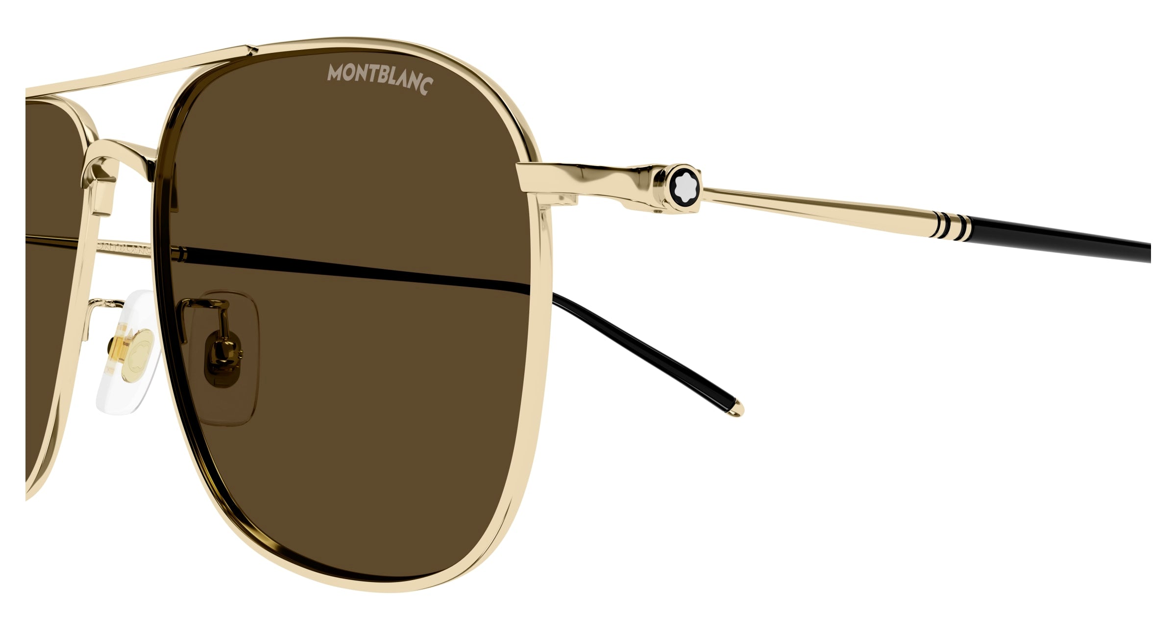 Sunglasses Montblanc MB0417SA 003 889652547763 Frame color Gold