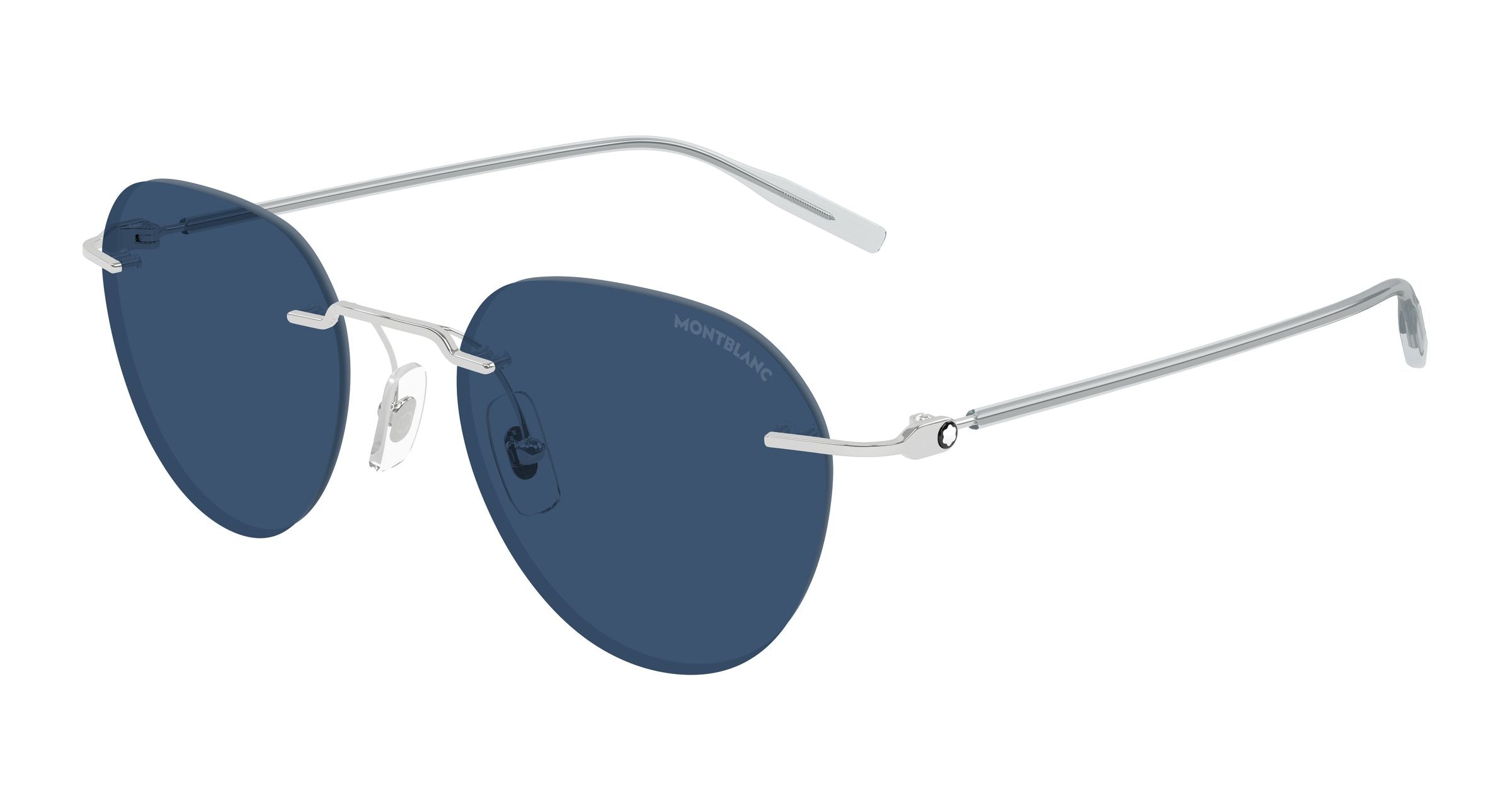 Sunglasses Montblanc MB0428S 004 889652596150 Frame color Silver