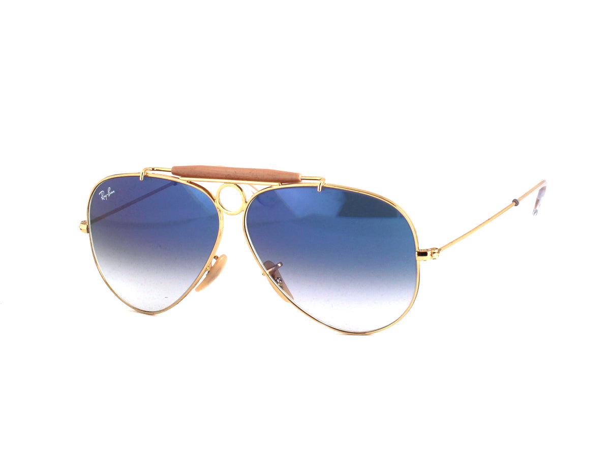 Ray - Ban RB3138 SHOOTER Gold/blue