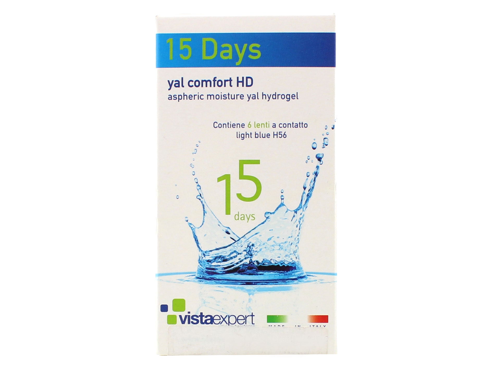 15 DAYS YAL COMFORT HD ASPHERIC MOISTURE YAL HYDROGEL Confezione 6 Pezzi -1,25