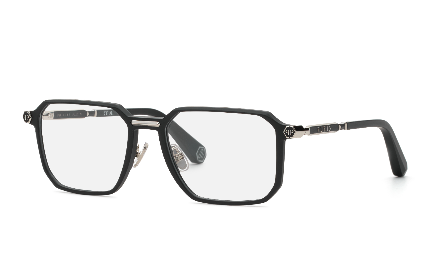 Philipp Plein VPP220M PLEIN HEXAGON STUD 0U28