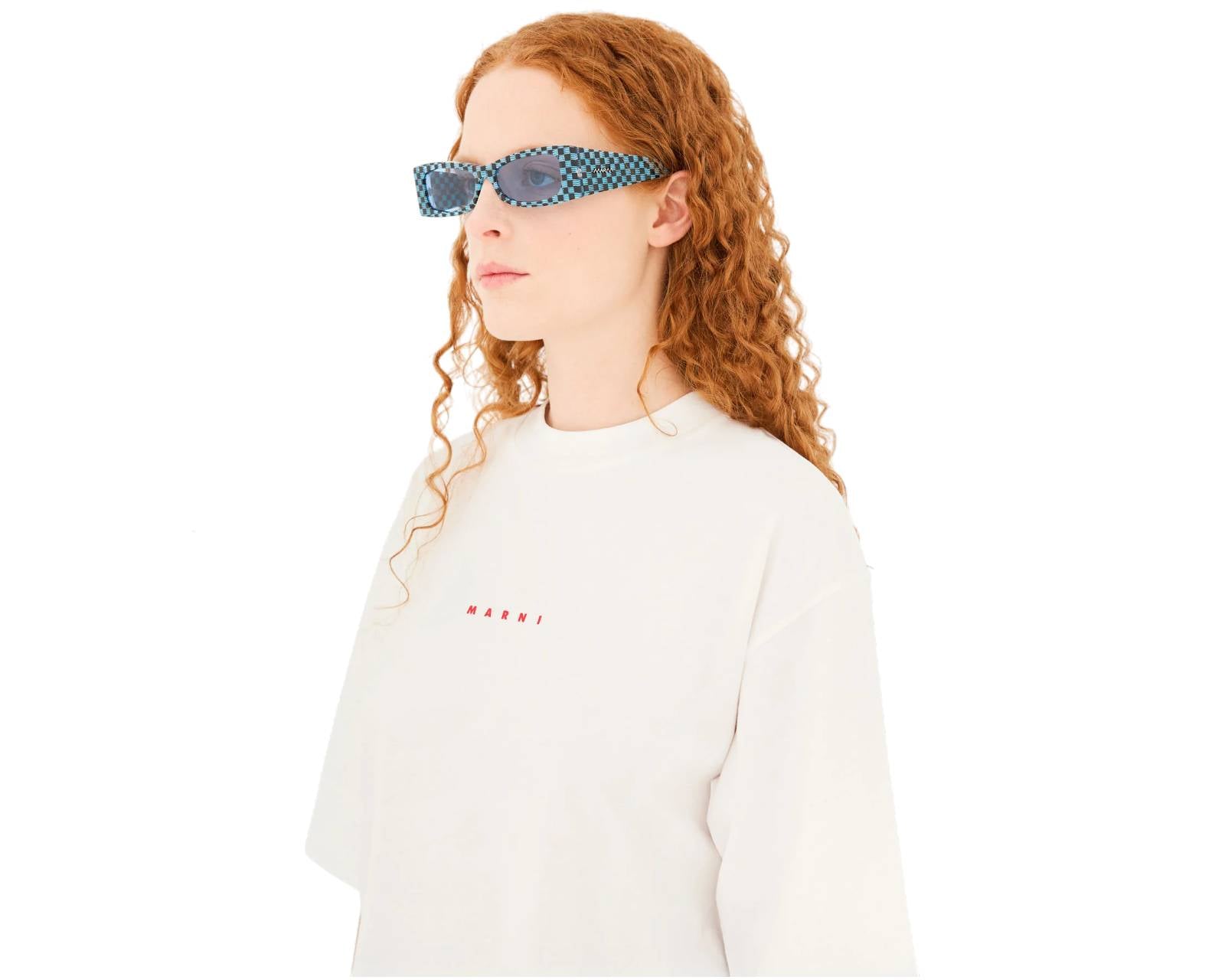 Marni OAY Zokoa Blue/Black Checks 