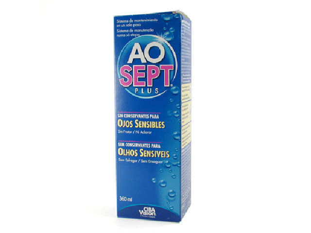 CIBA AOSEPT PLUS con HYDRAGLIDE 360 ML