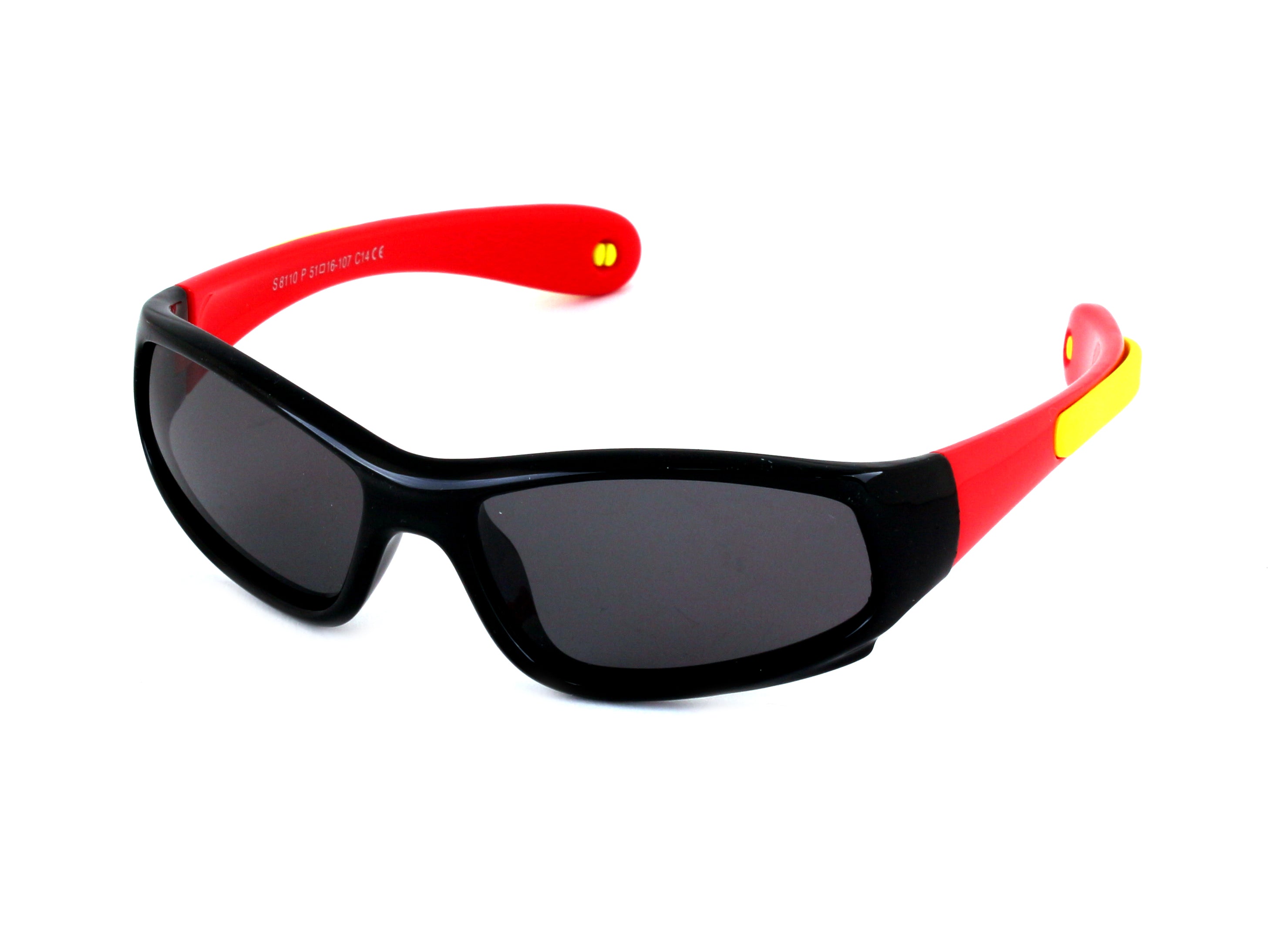 OCCH. Sun Bamb. Plast. S8110 C.14 Black-Rosso/Rooking *3P