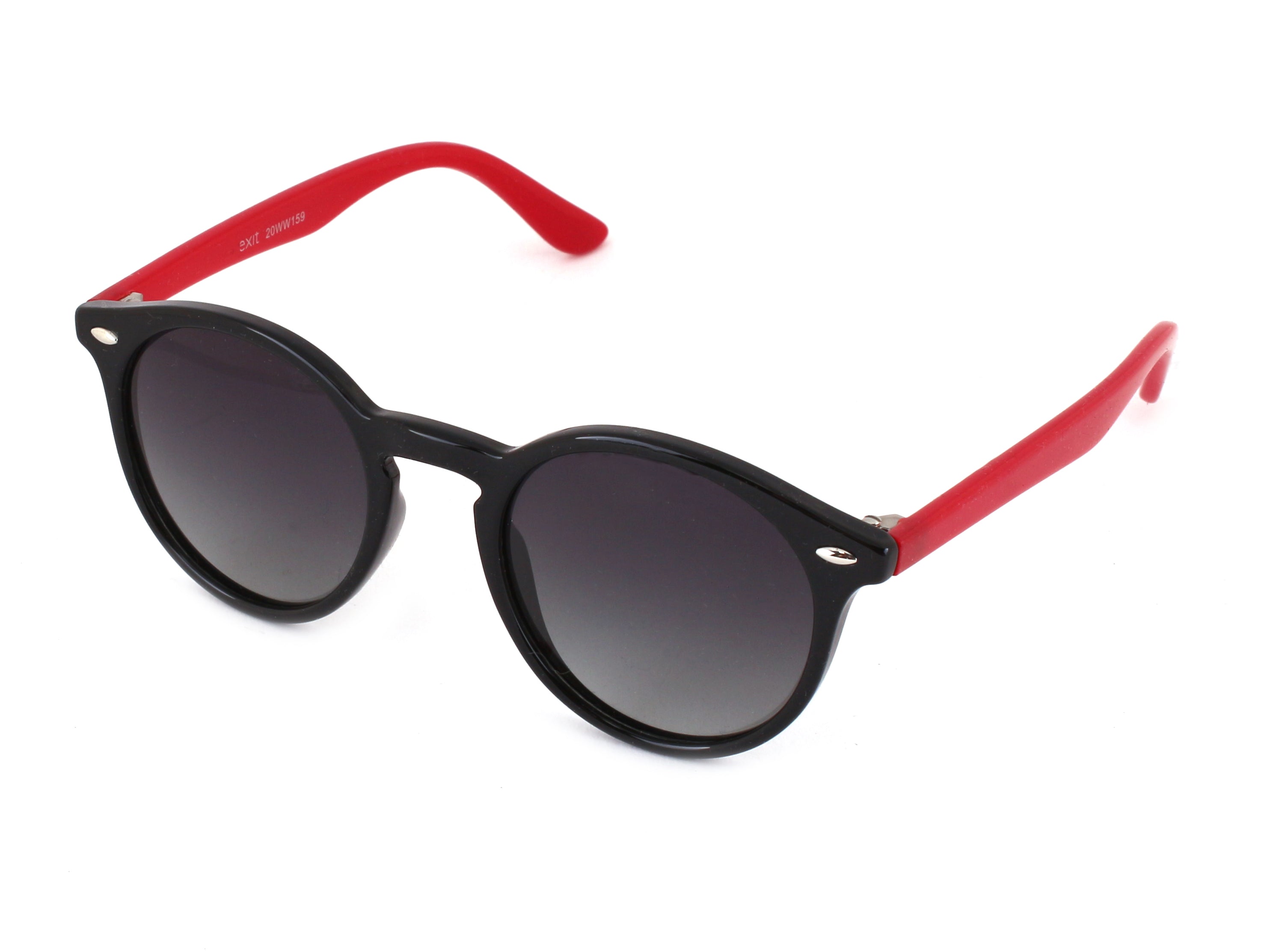 Occh. Sun Bamb. Plast. TK0916 C.05 Black-red/smoking sf. *3P